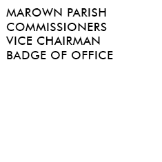 Marown Parish Commissioners Vice Chairman Badge of Office